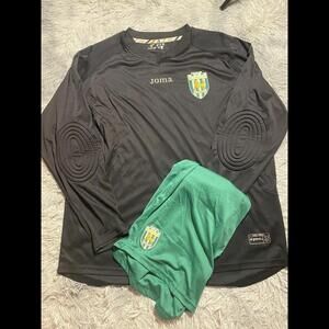 KARPATY LVIV GK/Goalkeeper MATCH ISSUE jersey WITH SHORTS (M) Ukraine